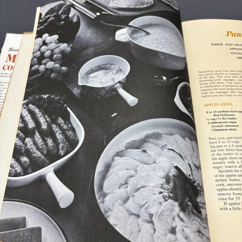 Vintage Cook Book Sunset Menu 1969 Hard Cover Parties Holidays Special Occasions